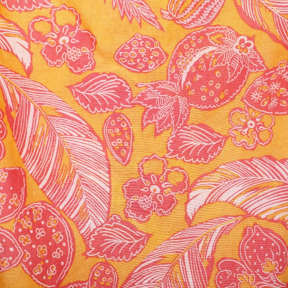 Talbots Island Pineapple Ruffle Trim Shell - Picture 14 of 16